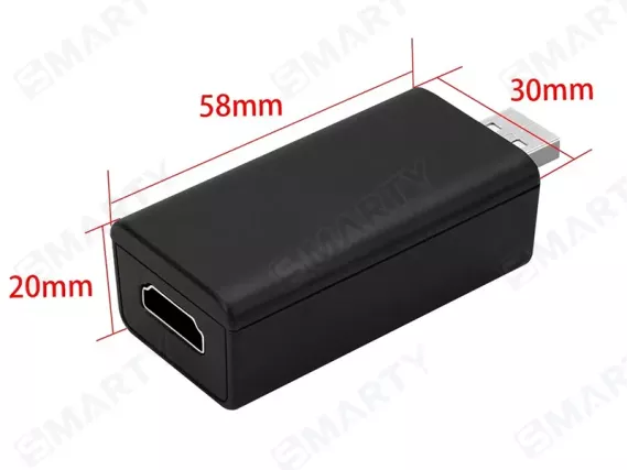 USB-HDMI output adapter for Smarty Trend head units.