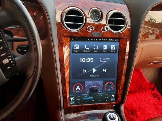Bentley Flying Spur Continental (2004-2012) Tesla Android car radio