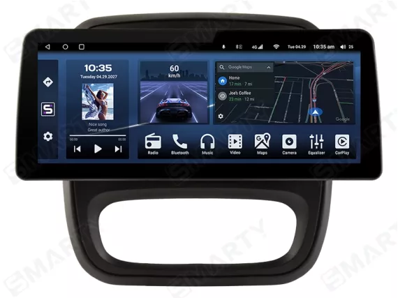 Renault Trafic 3 (2014-2021) Android car radio CarPlay - 12.3 inches