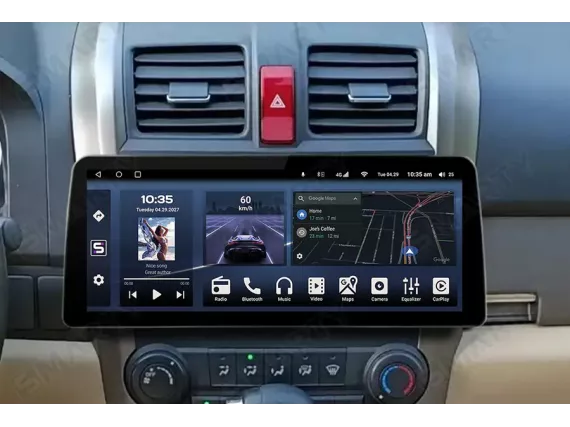 Магнитола для Honda CR-V 3 Gen (2006-2012) - 12.3 дюйма Андроид CarPlay
