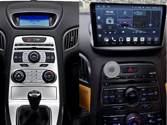 Hyundai Genesis Coupe / Rohens (2009-2012) installed Android Car Radio