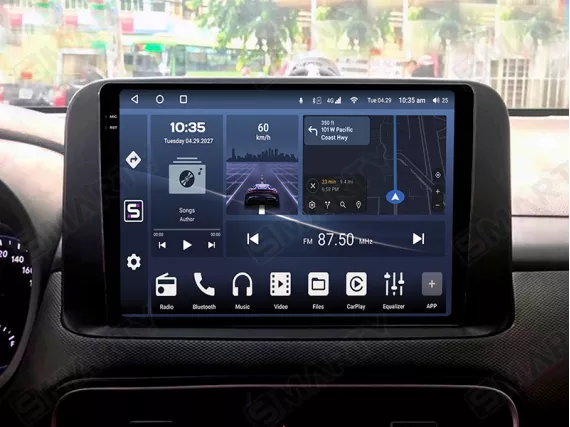 Hyundai Kona OC (2017-2022) installed Android Car Radio