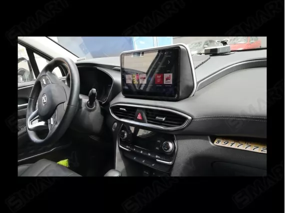Hyundai Santa Fe 4 installed Android Car Radio