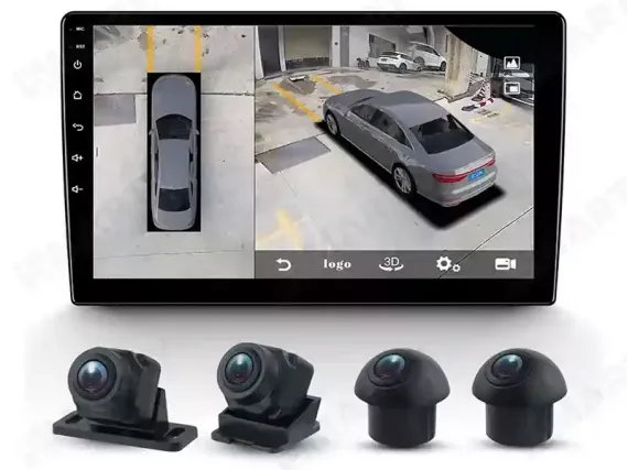 Car AHD Parking Camera Set 1080P 3D 360° Panoramic View System Vision