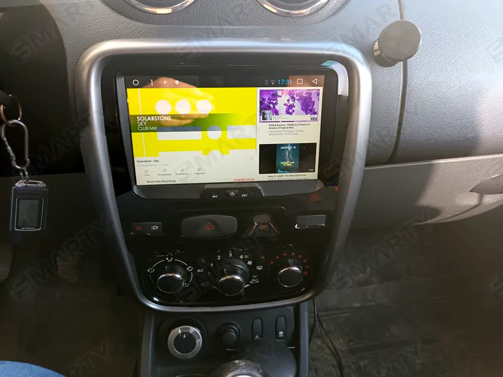 Renault Duster FL (2013-2018) installed Android head unit