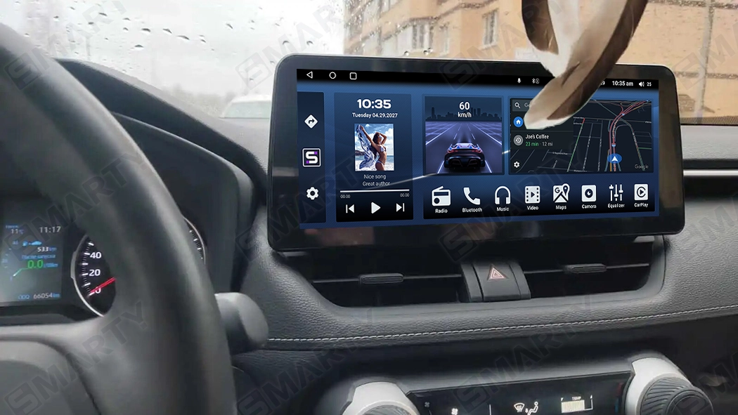 Toyota RAV4 XA50 2021 installed Android head unit SMARTY Trend