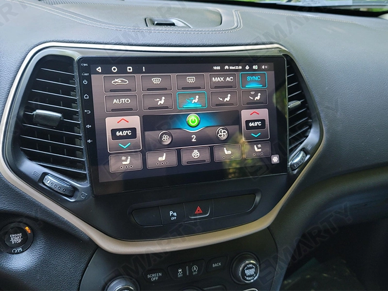 Jeep Cherokee (2020) installed Android head unit
