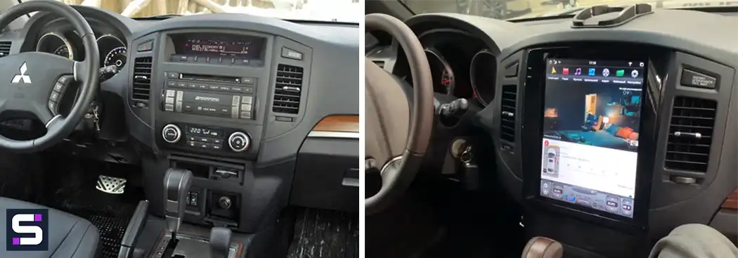 Installing an Android head unit in a Mitsubishi Pajero 4