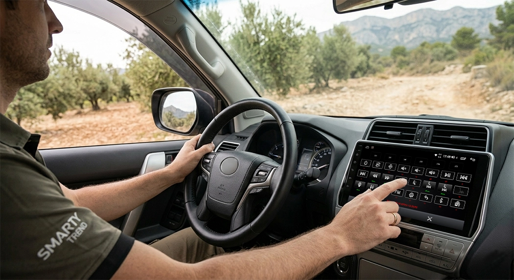 Setting up the steering wheel buttons on a Smarty Trend radio