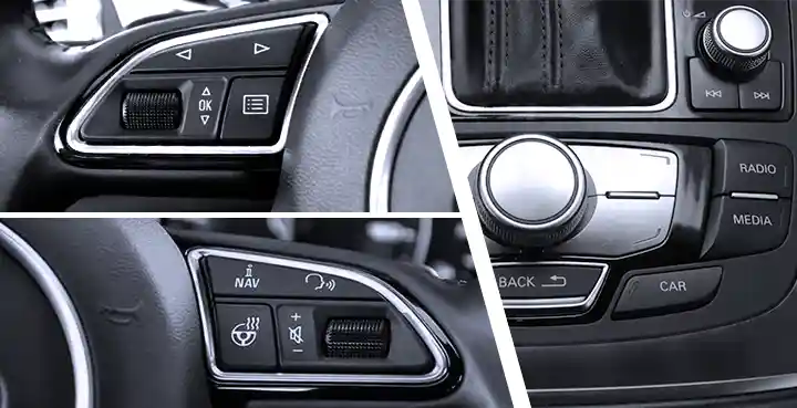 Audi steering wheel MMI | SMARTY Trend