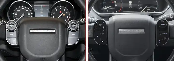 Land Rover steering wheel buttons | SMARTY Trend