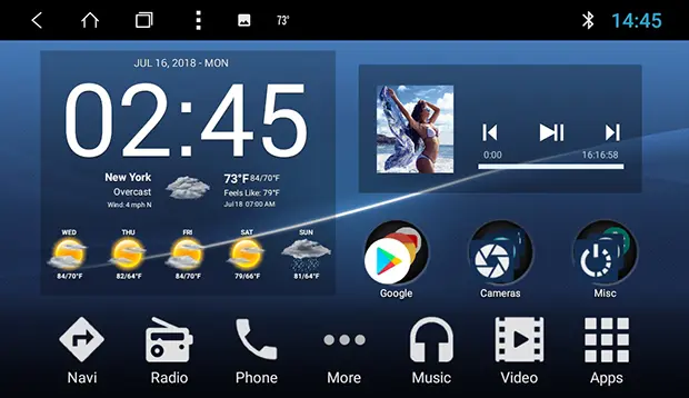 Home screen for Large Ultra-Premium units| SMARTY Trend