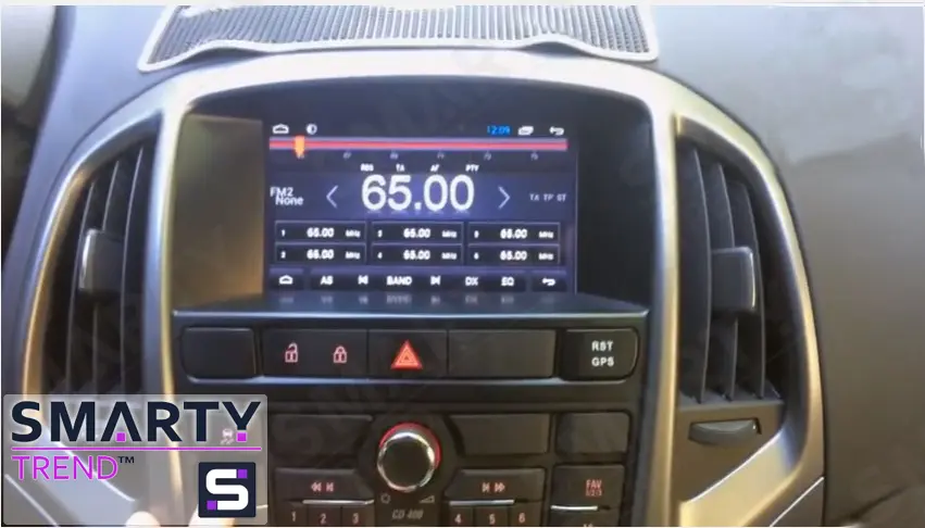 The SMARTY Trend head unit for Opel Astra J