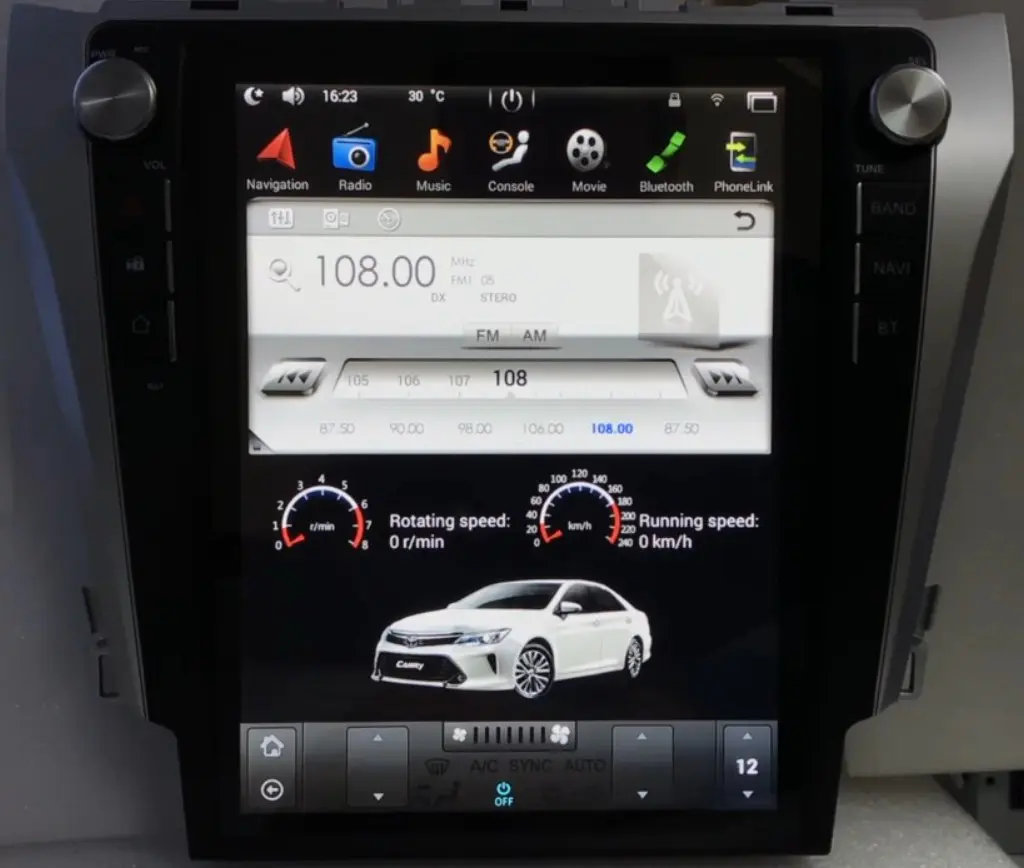 Tesla Style head unit