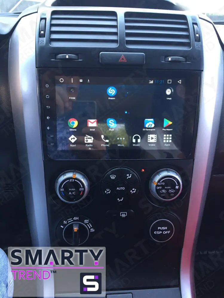 The SMARTY Trend head unit for Suzuki Grand Vitara
