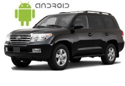 Toyota Land Cruiser 200 (2007-2015) installed Android head unit