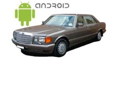 Mercedes-Benz W126 installed Android head unit