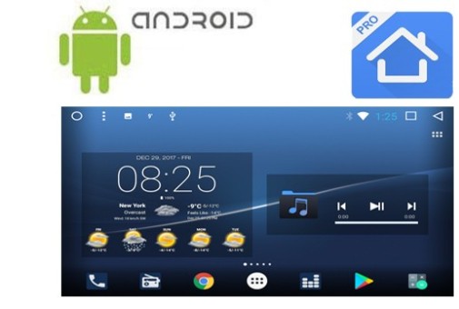 Launcher customization on SMARTY Trend head units.