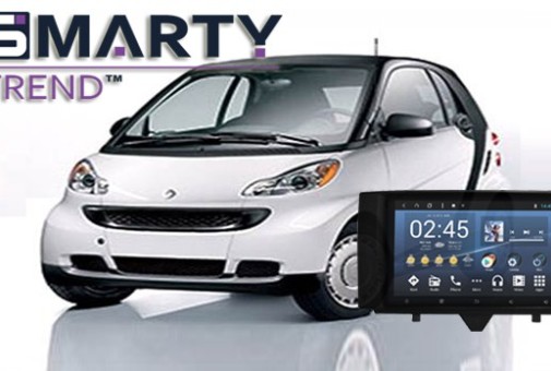 Smart Fortwo (2007-2015) installed Android head unit