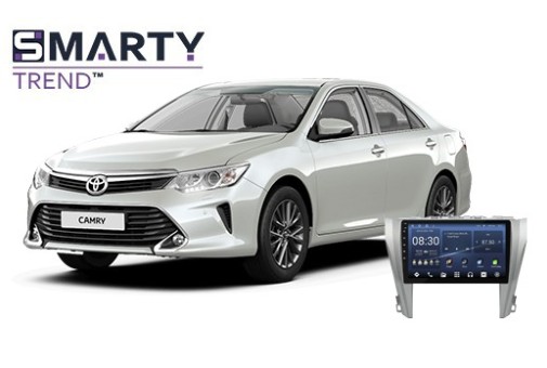 Toyota Camry XV 55 2016 installed Android head unit