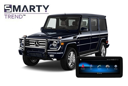 Mercedes-Benz G-Class 2014 Android head unit installation 