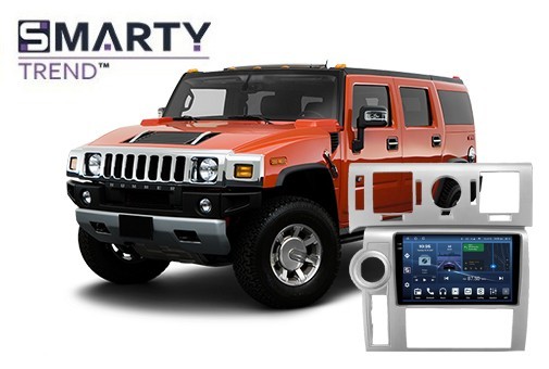 Hummer H2 (2003-2008) installed Android head unit
