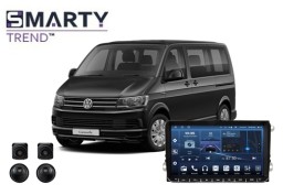 VW Caravelle (2003-2015) installed 360 view system and Android head unit  