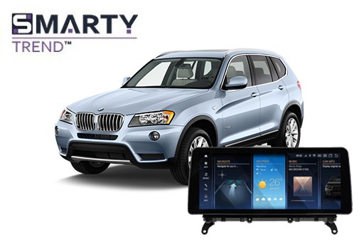 Unidade central Android instalada no BMW X3 F25 2014