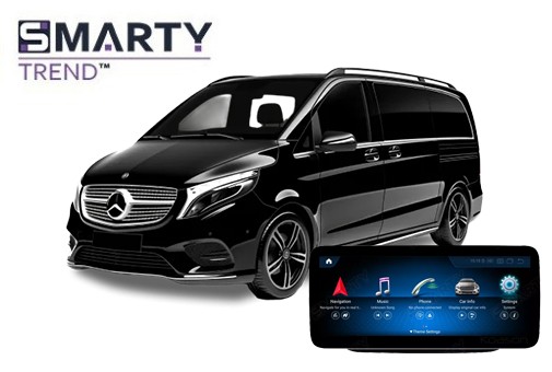 Mercedes-Benz Classe V W447 2018 unidade central Android instalada