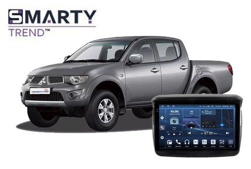 Mitsubishi L200 (2006-2015) unidad principal Android instalada