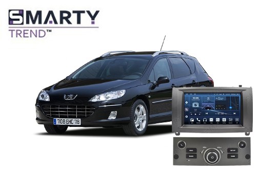 Peugeot 407 2008 zainstalowana jednostka główna Android