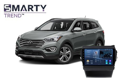 Hyundai Santa Fe 3 2015 instalado unidad principal Android