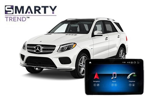 Mercedes-Benz GLE-Class W166 (2015-2019) unidade principal Android instalada 12,3 polegadas