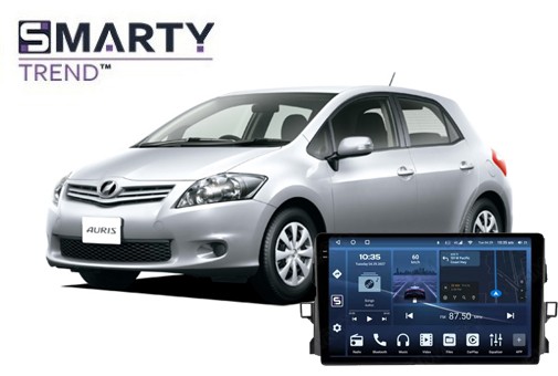 Toyota Auris E150 (2006-2012) Android head unit geïnstalleerd