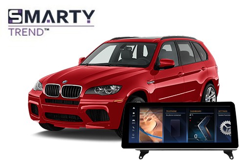 Unidade central Android instalada no BMW X5/X6 E70/E71 2010