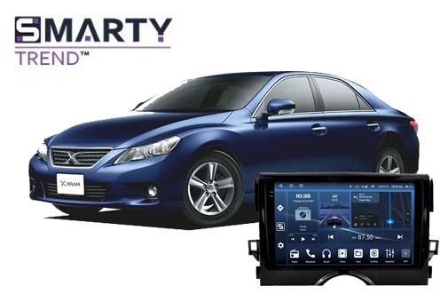 Toyota Mark X (2009-2020) unidad principal Android instalada