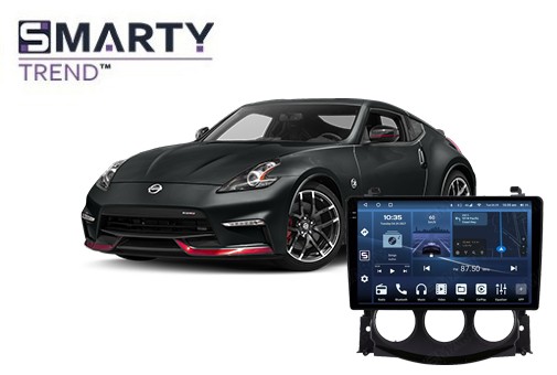 Nissan 370Z (2008-2020) installed Android head unit  