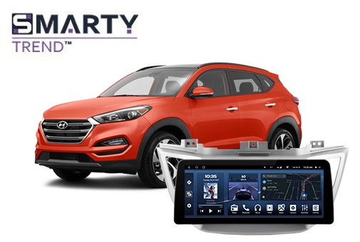 Hyundai Tucson 3 TL (2015-2018) eingebautes Android Hauptgerät - 12.3 Zoll