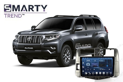 Toyota LC Prado 150 Low (2009-2013) installed Android head unit  