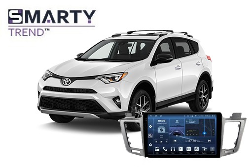 Toyota RAV4 XA40 2017 установлена магнитола на Андроиде 