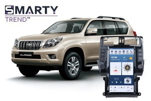 Toyota LC Prado 150 2010 установлена магнитола на Андроиде