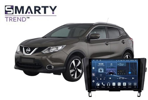 Nissan Qashqai J11 2016 установлена магнитола на Андроиде 
