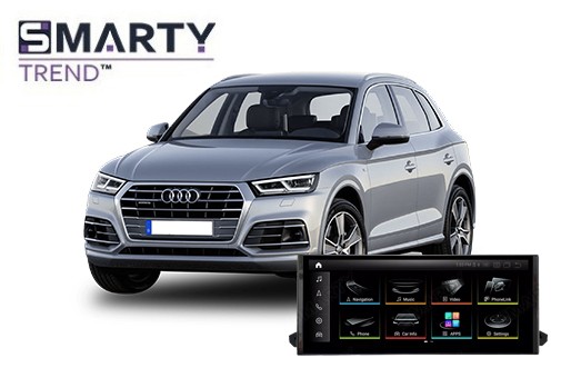 Audi Q5 (2016+) установлена магнитола на Андроиде