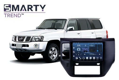 Nissan Patrol 5 Gen (2002-2010) установлена магнитола на Андроиде 