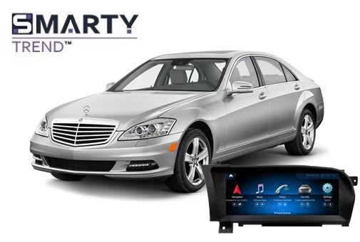  Mercedes-Benz S-Class W221 2009 установлена магнитола на Андроиде