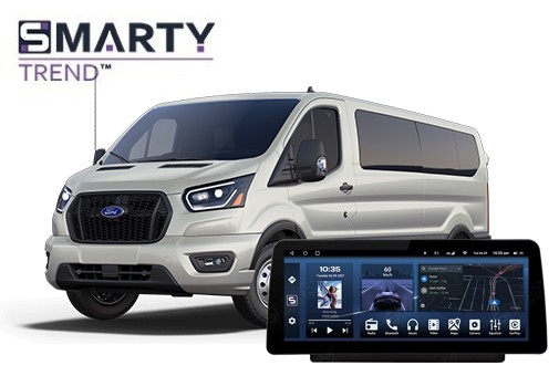 Ford Transit (2018-2023) установлена магнитола на Андроиде - 12,3 дюйма 