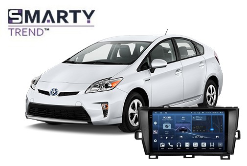 Toyota Prius XW30 (2009-2015) установлена магнитола на Андроиде 