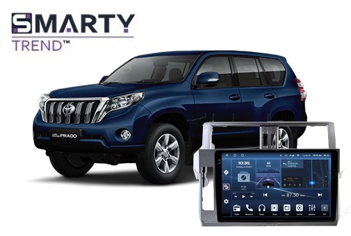 Toyota Land Cruiser Prado 150 (2013-2017) установлена магнитола на Андроиде 