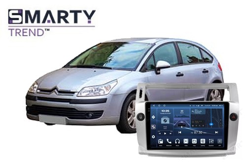 Citroen C4 / C-Quatre (2004-2009) installiertes Android-Hauptgerät