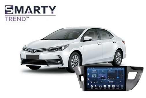 Toyota Corolla E170/E180 (2013-2016) Android head unit geïnstalleerd